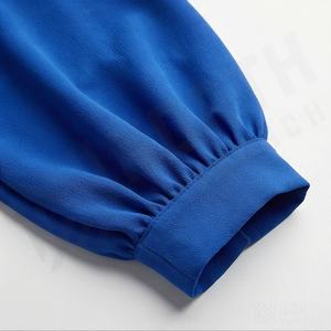 Abaya de soirée modeste en organza, tissu personnalisé, taille plissée, vêtement islamique pour femme, robe tendance de haute qualité - Product Image 5