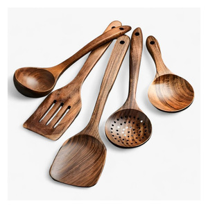 Eco-Friendly Handmade Olive Wood Spoon with Natural Oil Finish for Sustainable Kitchen <b>Tools</b> - Product Image 2