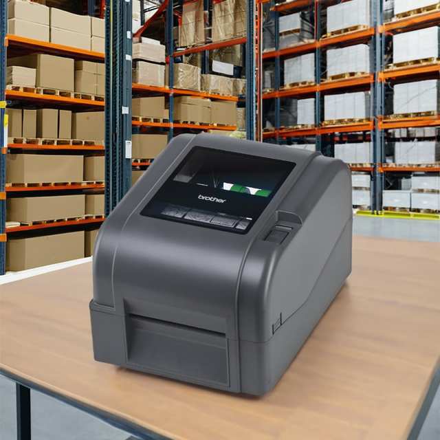 Brother TD4420TN/4520TN Desktop Barcode & Sticker Label Printer USB/Serial Color 110mm Continuous Thermal Transfer Printing