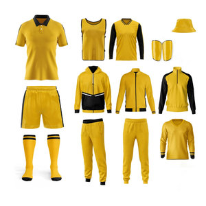Conjunto de Uniforme de Fútbol Sublimado Personalizado, Rojo y Blanco, Camiseta, Pantalones, Calcetines, Guantes, Gorras, Unisex, Adulto, Ropa Deportiva de Secado Rápido - Product Image 3