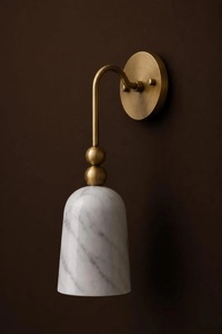 Golden Wall Sconce Brass Sconce Modern Bedroom Light Luxury Bathroom Wall Lamp Handmade Art Deco Design Diwali <b>Gift</b> - Product Image 3