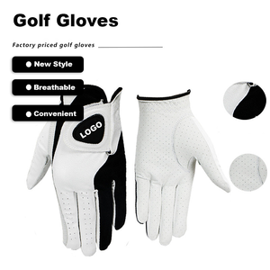 Gants de golf en cuir Cabretta durable avec impression personnalisée, en peau de mouton souple, avec protection respirante de la paume - Product Image 4