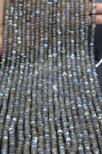 ลูกปัดลาบราดอไรต์เรียบ6-6.5มม. ลูกปัดลาบราดอไรต์สีเทา - Product Image 6