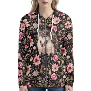 Hoodie long pour femme, résistant au vent, élégant, confortable, sublimation, polyester respirant, professionnel, hiver, automne - Product Image 1