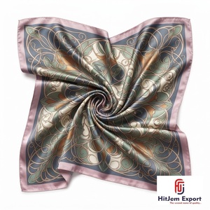 Bufanda de Satén Estampada Premium, Fabricante de Moda con Etiqueta Privada OEM ODM, Nigeria, Ghana, Kenia, Congo, Senegal, Tanzania - Product Image 5