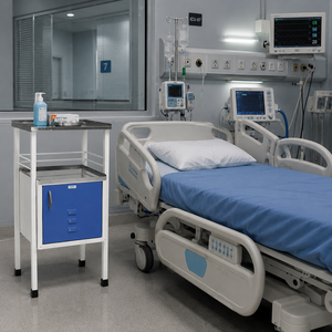 Hospital bedside <b>locker</b> with drawer and cabinet Standard - Product Image 2