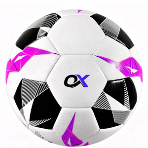 High Quality PU Professional Custom Logo Thermal Bonded <b>Football</b> Lightweight <b>Personalised</b> Game Ball - Product Image 4