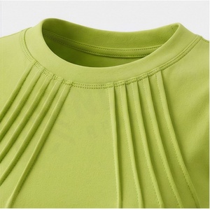 Women's 2 Piece Yoga Set Lime Green Sleeveless Crew Neck Top <b>High</b> <b>Waist</b> <b>Flared</b> <b>Leggings</b> Seamless Athletic Wear - Product Image 4