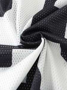 Maillot d'équipe classique noir et blanc 23, crop top unisexe surdimensionné, streetwear athlétique, vêtements pour hommes surdimensionnés, marque privée USA - Product Image 4