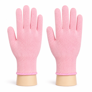 Gants en PVC à pois industriels, usage général, antidérapants, conçus pour une manipulation confortable, motif à pois durable, flexibles pour les mains - Product Image 5