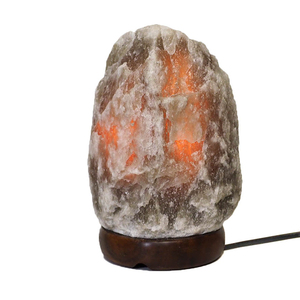 Lámparas de Sal del Himalaya Grises con Logotipo Personalizado, Lámparas de Cristal de Roca Natural de Primera Calidad con Tamaño OEM, Proveedor Mayorista de Marca Privada - Product Image 4