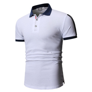 Camisa de Hombre Verde de Poliéster Piqué, Manga Corta, Corte Regular, Transpirable, Casual, con Estampado Geométrico Digital y Logotipo Frontal Deportivo - Product Image 2