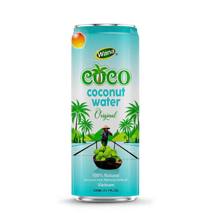Fabricant et exportateur du Vietnam marque privée aliments et boissons eau de coco naturelle en 250ml 320ml 360ml 500ml 1000ml - Product Image 1