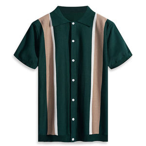 High Quality Premium Men's 100% Cotton Knitted Solid <b>Color</b> <b>Shirt</b> – Breathable, Quick Dry, Short Sleeve Summer Casual <b>Shirt</b> - Product Image 3