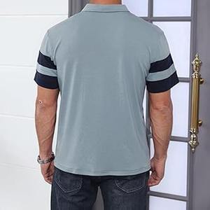 Diseña tu propia marca de polos personalizados al por mayor, polos de manga corta para hombre, polos de golf de poliéster para hombre, subidos por Dress Sports - Product Image 6