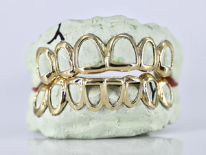 Joyería Hip Hop Personalizada, Oro de 14K y 18K, Plata 925, Moissanita Redonda, Parrilla Dental Personalizada Unisex para Halloween - Product Image 3