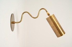 Brass <b>Wall</b> Sconce Modern Adjustable <b>Reading</b> <b>Light</b> Indoor Living Room Decor - Product Image 2