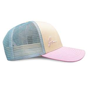 Gorra de béisbol de camionero con panel de malla, ajustable, con cierre a presión, logotipo OEM, directo de fábrica - Product Image 3