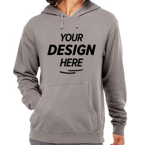 Sudadera con Capucha Personalizada para Adultos, Diseño Gráfico Personalizable, Color Gris Claro, Sudadera con Capucha para Hombre y Mujer - Product Image 1