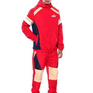 Ensembles coupe-vent pour hommes athlétiques, veste respirante avec bas assorti, vêtements de sport actifs, fournisseur en gros OEM ODM - Product Image 1
