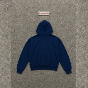 เสื้อฮู้ดดี้สีน้ำเงินกรมท่า 100% ผ้าฝ้ายเนื้อนุ่ม พิมพ์ลายพระเยซูคริสต์และพระแม่มารี สไตล์คริสเตียน ทรงปกติ ใส่สบาย เหมาะสำหรับฤดูใบไม้ร่วง ดีไซน์โลโก้ด้านหน้า - Product Image 6