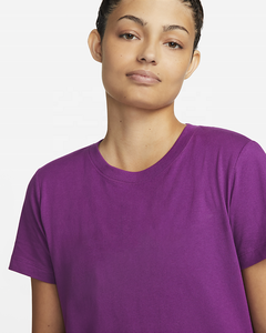 Camisetas personalizadas al por mayor para mujer, 100% algodón peinado, jersey de manga corta, tela clásica transpirable para verano. - Product Image 3
