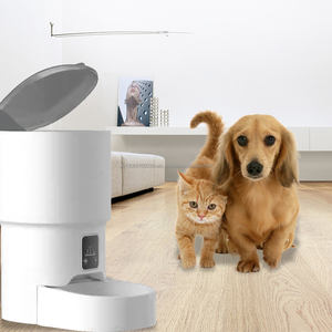 Distributeur automatique de nourriture sèche pour chats et chiens de haute qualité, vente en gros d'usine, plastique durable, capacité de 2,5 kg, utilisation en intérieur - Product Image 1