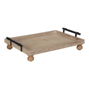 Hot Selling Custom Stainless Steel Serving Tray With Dual Handles Metal <b>Platter</b> Perfect For Home Kitchen In Economically Priced - Product Image 4
