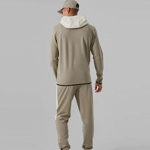 ออกแบบกางเกงขายาวผู้ชายของคุณเอง ดีไซน์แผงต่างๆ ขนาดพลัสไซส์ ทรงหลวม มีกระเป๋าข้าง ใส่สบาย เหมาะสำหรับออกกำลังกาย กางเกงจ็อกเกอร์สำหรับออกกำลังกายผู้ชาย - Product Image 3