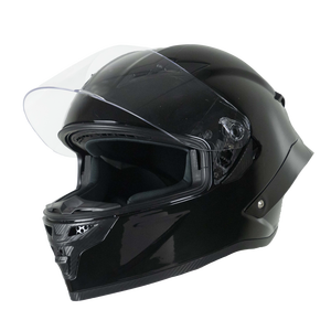 Casco integral de ABS duradero M137 ROYAL fabricado en Vietnam, visera única, textura clásica de fibra de carbono y forro de espuma XL. - Product Image 2