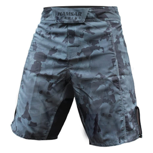 Shorts de Camuflaje para Hombre, Cintura Alta, Secado Rápido, Cintura Elástica, Estilo Casual, Largo Bermuda, con Bolsillos, Spandex y Poliéster - Product Image 4