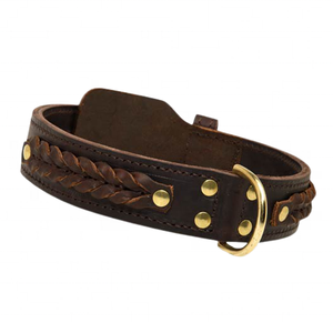 Collier de chien en cuir souple, personnalisable, pour animaux de compagnie, Logo de luxe, styliste, à la mode, accessoire pour chiens - Product Image 1