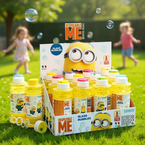 Despicable Me Glass <b>Bubbles</b> 300Ml Minions <b>Bubble</b> Solution For <b>Kids</b> Play - Product Image 3