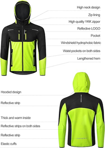 เสื้อแจ็คเก็ตซาฟารีผู้ชายทรงหลวมปักลาย สีบล็อกกิ้ง สำหรับฤดูหนาว จาก SELF INDUSTRIES ผลิตจากผ้าขนสัตว์/โพลีเอสเตอร์/ไนลอน บุด้วยผ้าขนสัตว์ |   ระบายอากาศได้ดี - Product Image 4