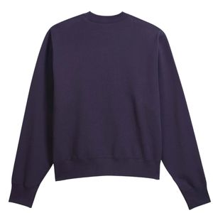 เสื้อสเวตเชิ้ตคอกลมผ้าฝ้ายรีไซเคิลสำหรับผู้ชาย สวมใส่สบาย ยั่งยืน ทนทาน พร้อมปลายแขนเสื้อแบบริบ เหมาะสำหรับทำงาน เล่นกีฬา และแฟชั่นประจำวัน - Product Image 2