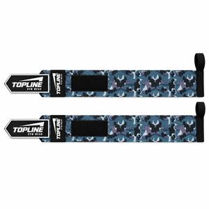 Bandes de soutien pour poignets Topline, fermeture à boucle réglable, motif camouflage, entraînement de force, sangle de poignet pour la musculation - Product Image 2