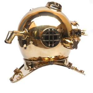 Casco de Buceo Náutico Marítimo Mark V, Casco de Latón Sólido para Buceo Profundo, Casco de Buceo Vintage, Decoración Náutica Marina - Product Image 2