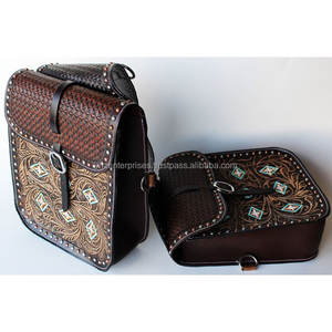 Y & Z sac de selle en cuir véritable de haute qualité, sacs de selle à main de haute qualité, fournisseurs équestres disponibles - Product Image 3