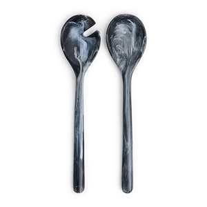 Modern Epoxy Resin <b>Salad</b> <b>Tools</b> Serving Spoon Fork Set Dishwasher Safe Polished Finish Custom Size <b>Salad</b> Server - Product Image 2