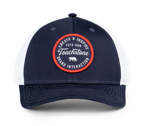 OEM al por mayor personalizado tejido parche Logo Injae Vina 112 camionero malla sombreros de alta calidad 6-Panel estructurado deporte gorras Hip Hop playa - Product Image 1