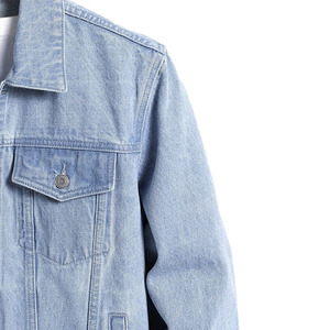 New Design Wholesale Plain Knitted Denim Jackets Top Quality <b>Jeans</b> Jacket Design with Customized Color Options Available - Product Image 3