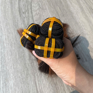 Cheveux vierges bruts vietnamiens de qualité supérieure, lissage machine double, couleur piano - Product Image 1