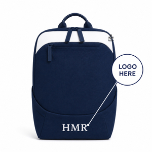 Custom Logo Heritage Masonic Regalia Unisex Sorority Fraternity Greek Apparel Masonic Wear <b>Navy</b> Blue Durable Polyester <b>Backpacks</b> - Product Image 1