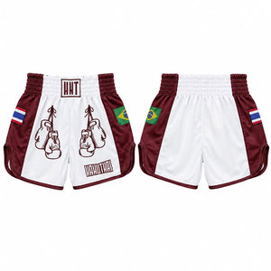 Fabricante Estilo Tailandés, Fabrica Pantalones Cortos de Muay Thai Personalizados de Alta Calidad, Pantalones Cortos de Boxeo MMA - Product Image 1