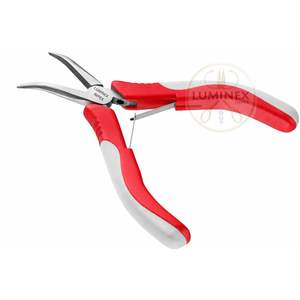 Pince à bec courbé professionnelle en acier inoxydable de haute qualité, outil de précision à pointe fine pour la fabrication de bijoux, la réparation électronique - Product Image 4