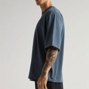 Camisetas de Algodón y Poliéster Estilo Urbano, Camisetas Lisas de Primera Calidad, Corte Holgado, Estilo Urbano - Product Image 1