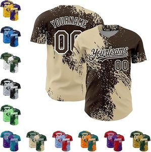 Ensemble de maillots de baseball personnalisés pour hommes et femmes, nom et numéro d'équipe imprimés, vêtements de sport, OEM ODM, vente en gros - Product Image 2