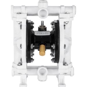 Pompe Idrauliche a Doppia Membrana ad Aria Compressa, Ingresso/Uscita da 1/2 Pollice, Corpo in Polipropilene, 2.5 GPM Max, 80 PSI, Membrana in PTFE - Product Image 6