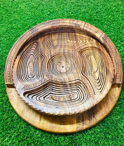 Unique Design Handmade Wooden Fruit <b>Baskets</b> with Handle for Home Hotel and Restaurant Use Available at Affordable Price - Product Image 4