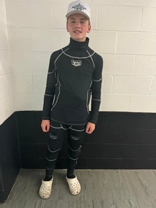 Maillot de hockey sur glace professionnel personnalisé à compression, manches longues, protection du cou, résistant aux coupures, séchage rapide, pour prévenir les blessures - Product Image 2